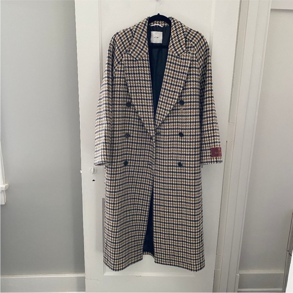 LAST CHANCE ARITZIA Wilfred Wool Prescott Houndstooth Coat - Picture 8 of 10